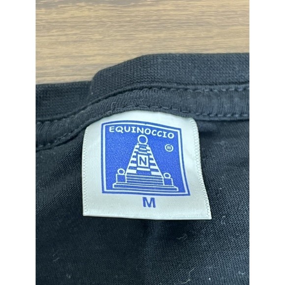 Adult Unisex Black Graphic T Shirt Iguana Print Size M Made In Ecuador Tee - Picture 4 of 7